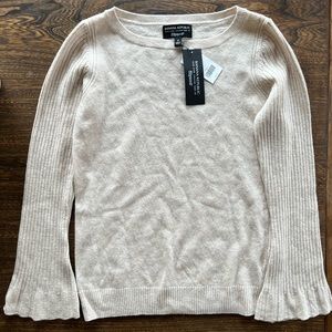 Banana Republic Filpucci Italian Yarn Cream Sweater